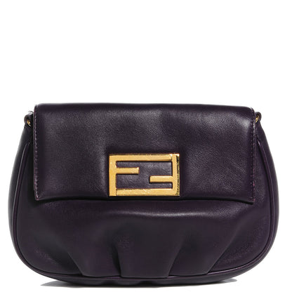 Fendi Nappa Fendista Pouchette Crossbody Ametista 1 of 11