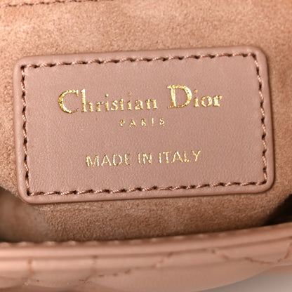 Christian Dior Lambskin Cannage Small My ABCDior Lady Dior Fard 6 of 11