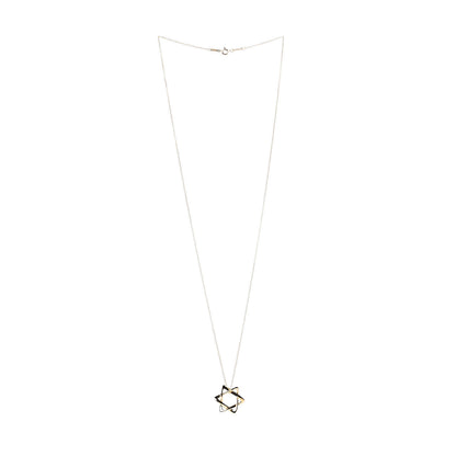 Tiffany 18K Yellow Gold 12mm Elsa Peretti Star of David Pendant Necklace 3 of 7
