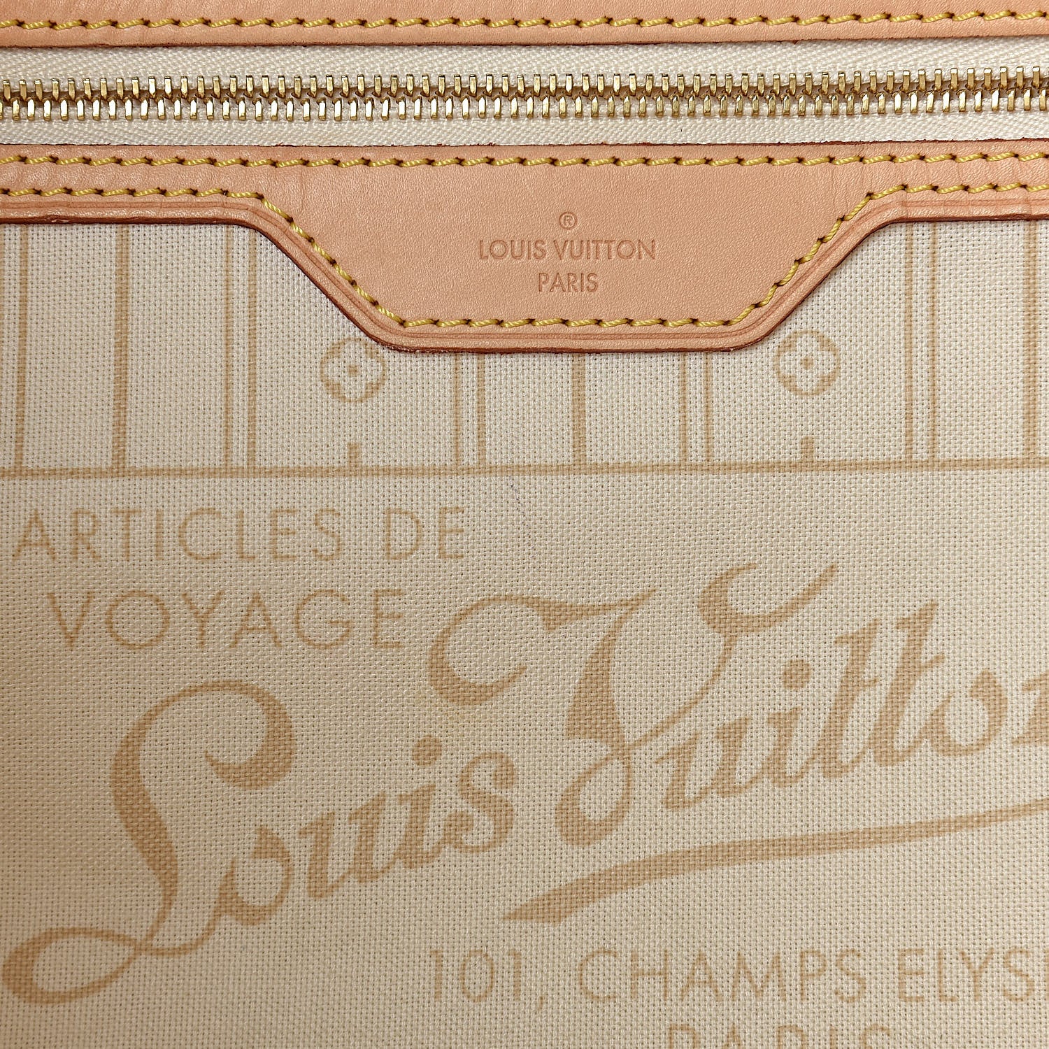 Louis Vuitton Damier Azur Neverfull MM 9 of 13