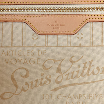 Louis Vuitton Damier Azur Neverfull MM 9 of 13