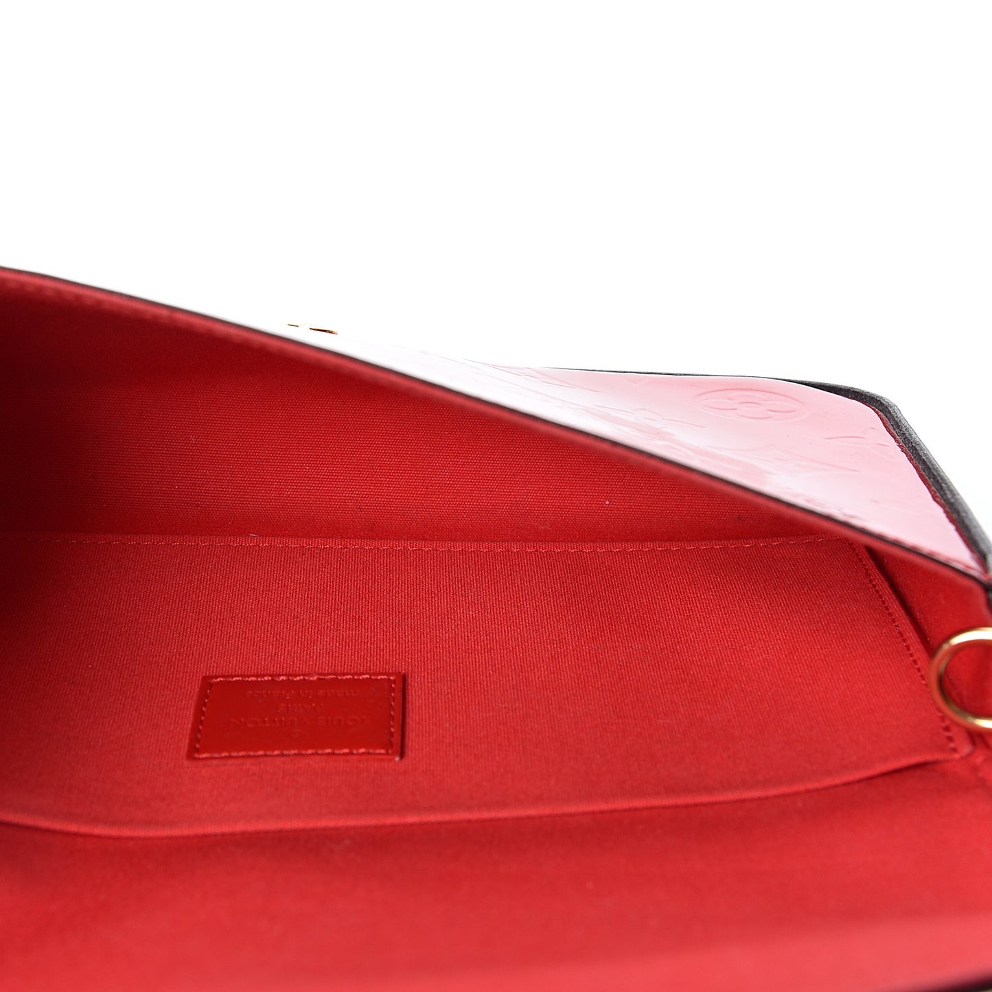 Vernis Felicie Pochette Chain Wallet Cherry