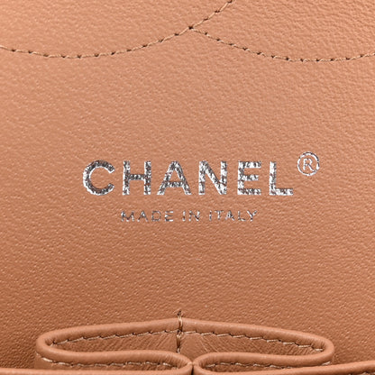 Chanel Patent Quilted Jumbo Double Flap Light Brown 6 of 11