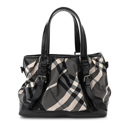 Burberry Nylon Beat Check Lowry Black 1 of 12