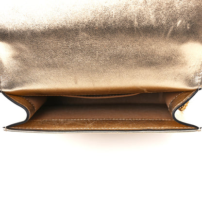 Jimmy Choo Metallic Nappa Quilted Varenne Shoulder Bag Gold 5 of 10