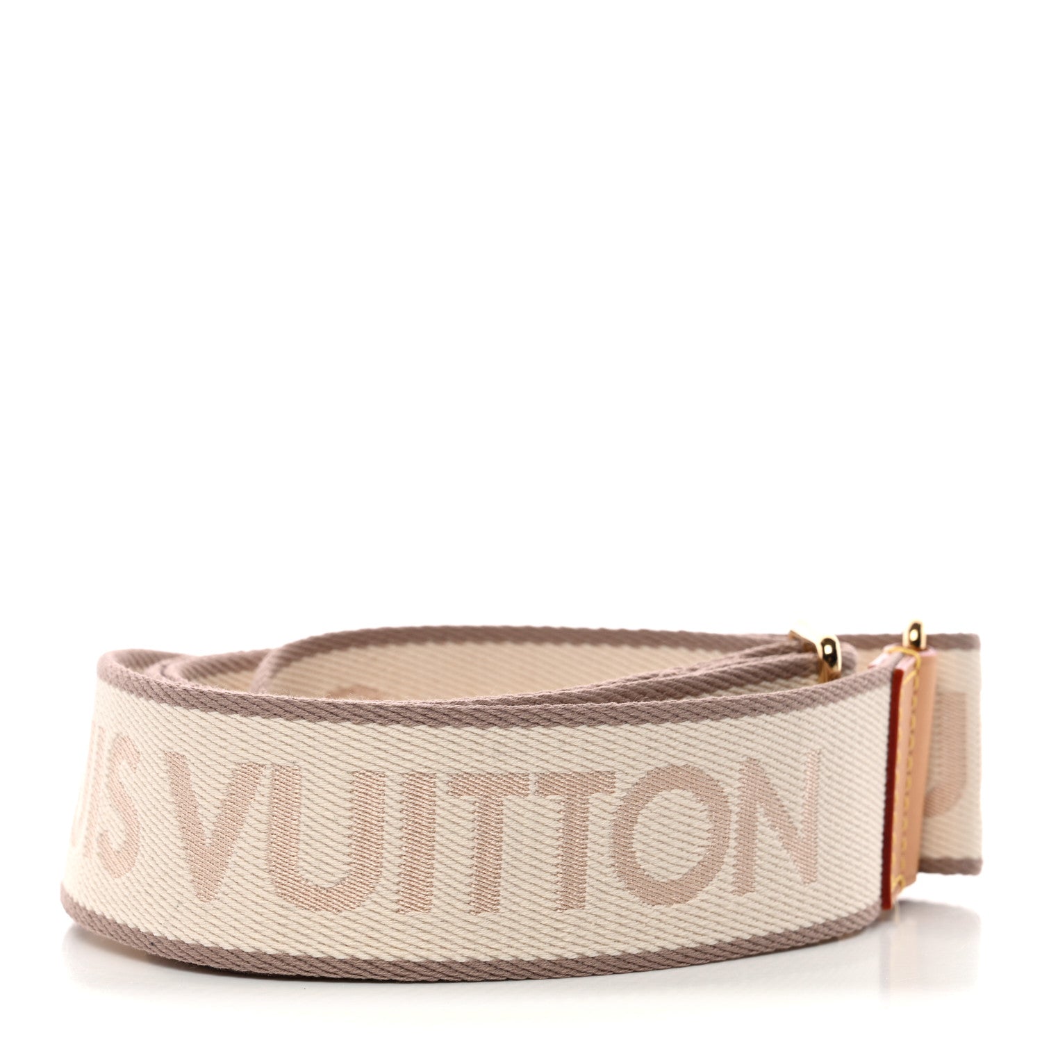 Louis Vuitton Jacquard Diane Shoulder Strap Creme Beige 2 of 4