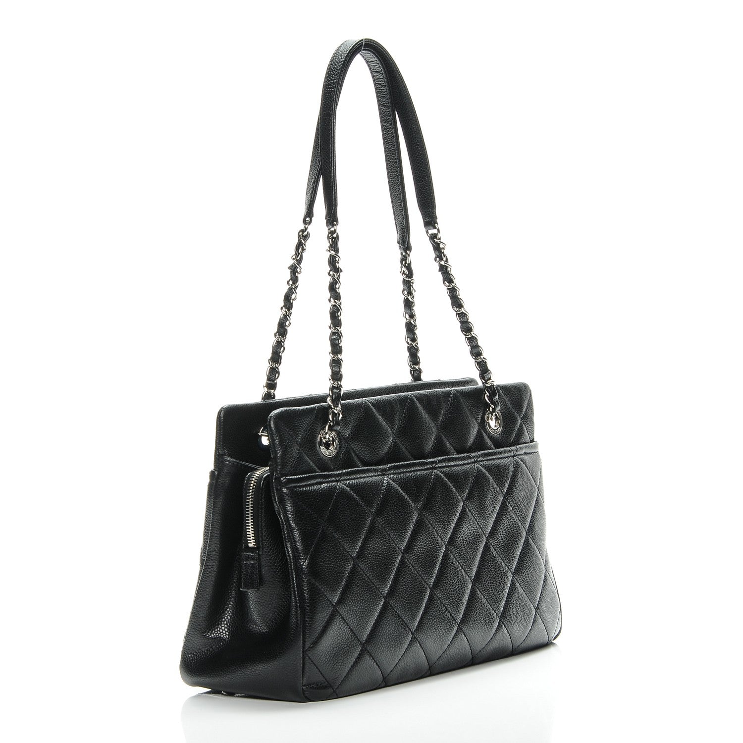 Chanel Caviar Quilted Timeless CC Tote Black 3 of 7