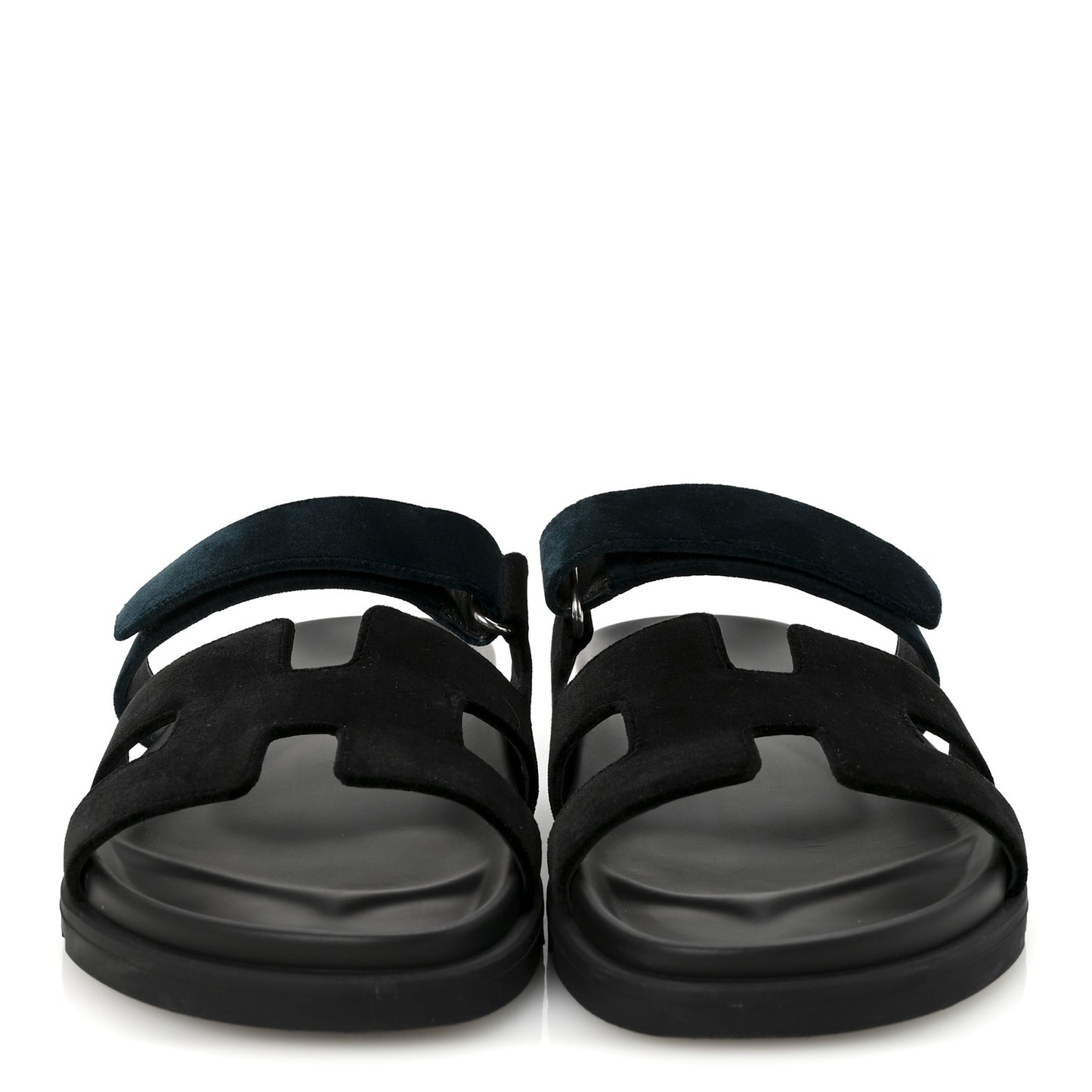 Velvet Womens Chypre Sandals 41 Black Vert Mousse