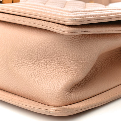 Chanel Caviar Quilted Medium Boy Flap Beige 10 of 27