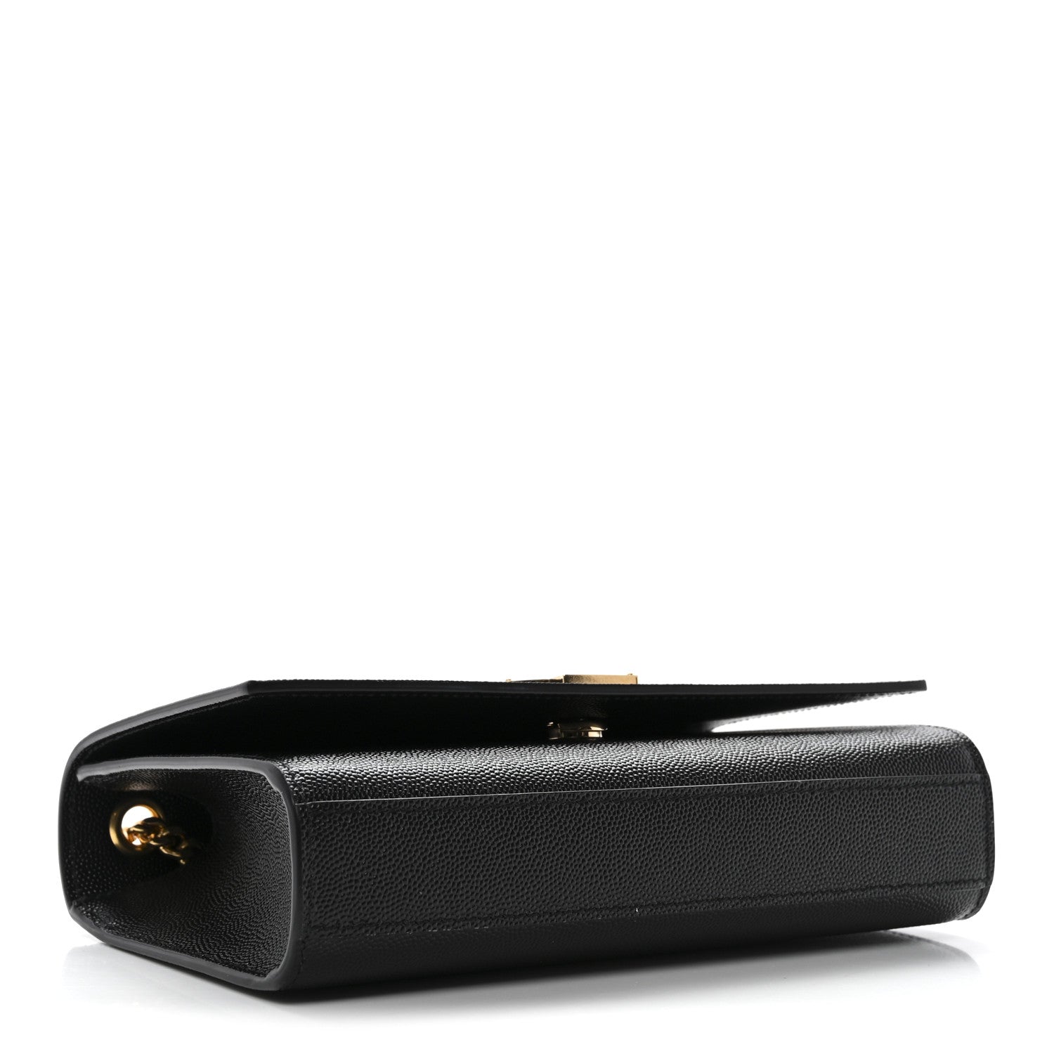 Saint Laurent Grain De Poudre Small Monogram Kate Satchel Black 4 of 12