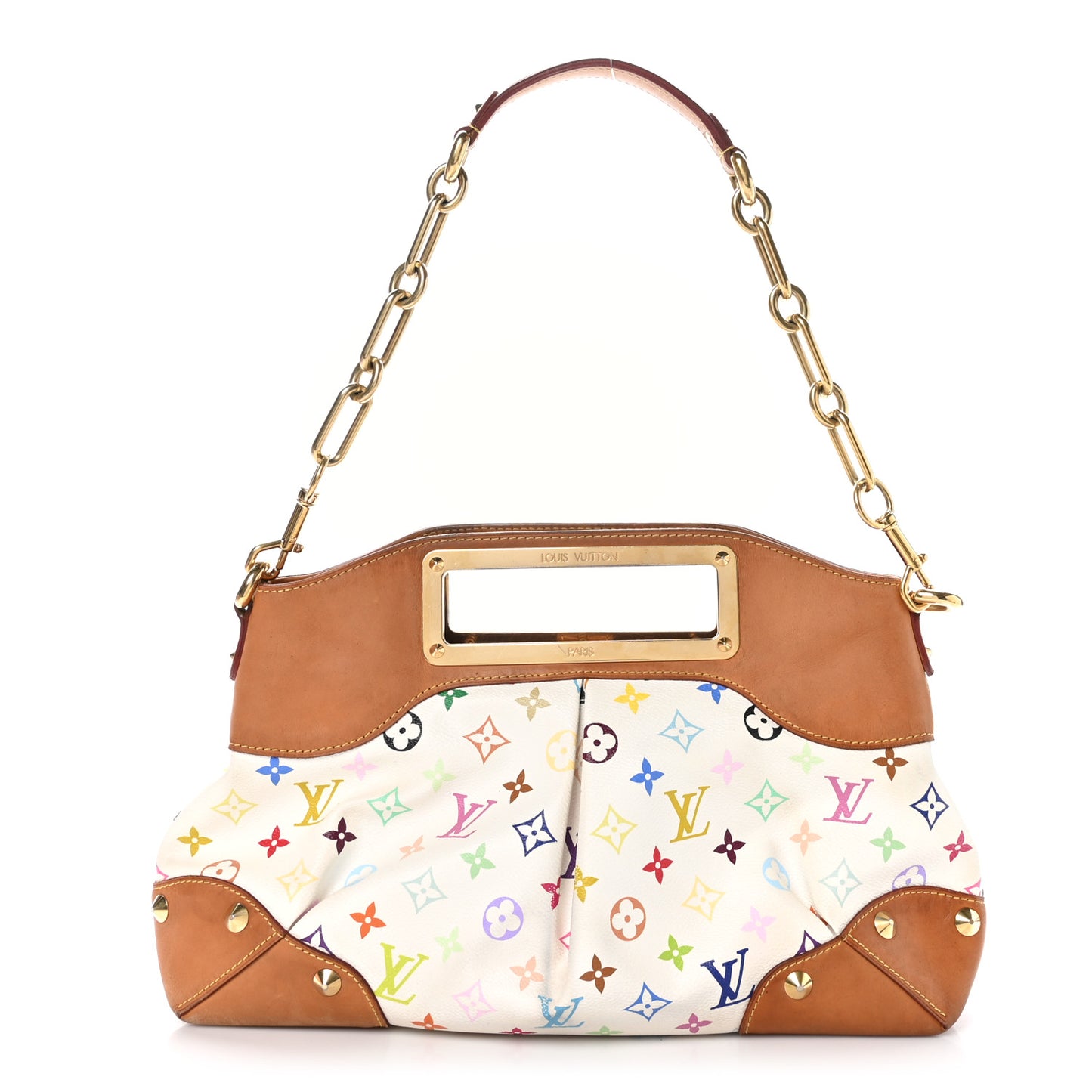 Monogram Multicolor Judy GM White