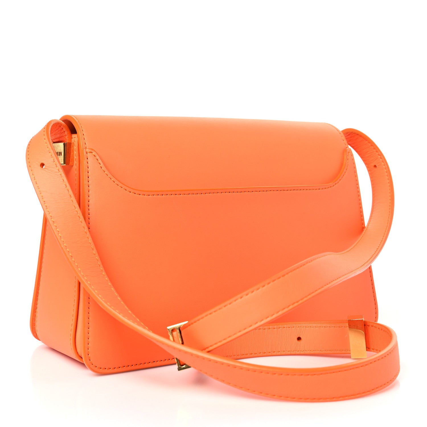 Lanvin Calfskin Concerto Bag Orange 3 of 8