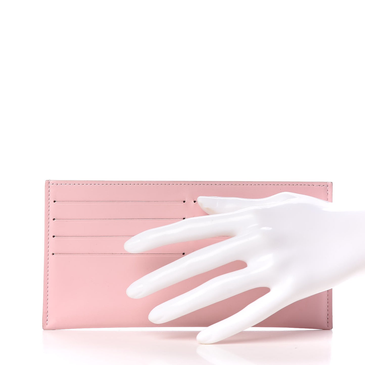 Calfskin Felicie Card Holder Insert Rose Ballerine