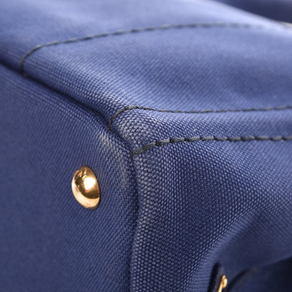 Prada Canapa Small Logo Tote Bleuette 14 of 14