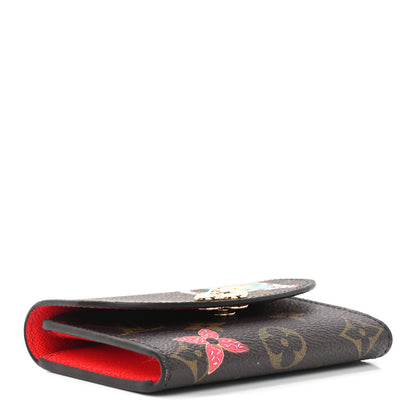 Louis Vuitton Monogram 2024 Christmas Animation Candy Factory Rosalie Coin Purse Candy Red 4 of 7