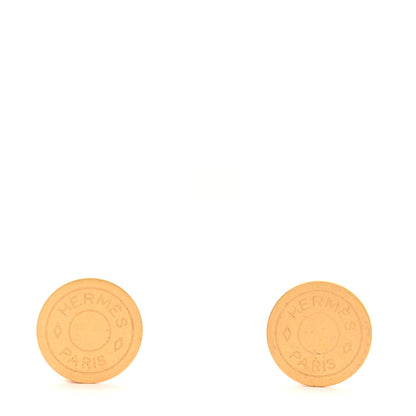 Hermes Clou De Selle Clip On Earrings Gold 1 of 5