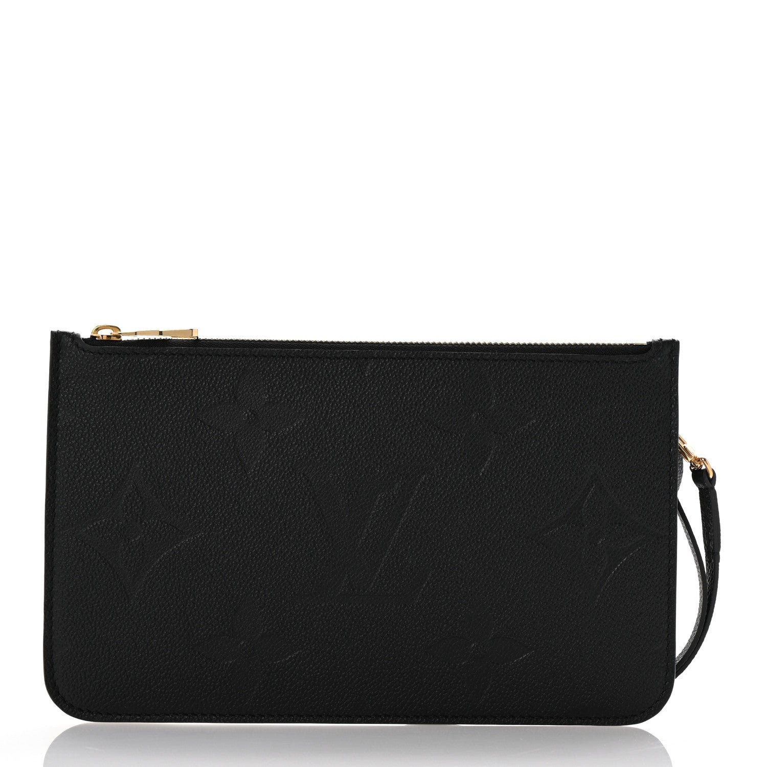Louis Vuitton Empreinte Monogram Giant Neverfull MM Pochette Black 1 of 8