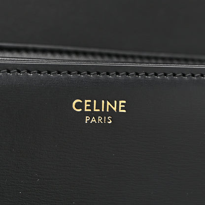 Celine Shiny Calfskin Medium Triomphe Black 6 of 11
