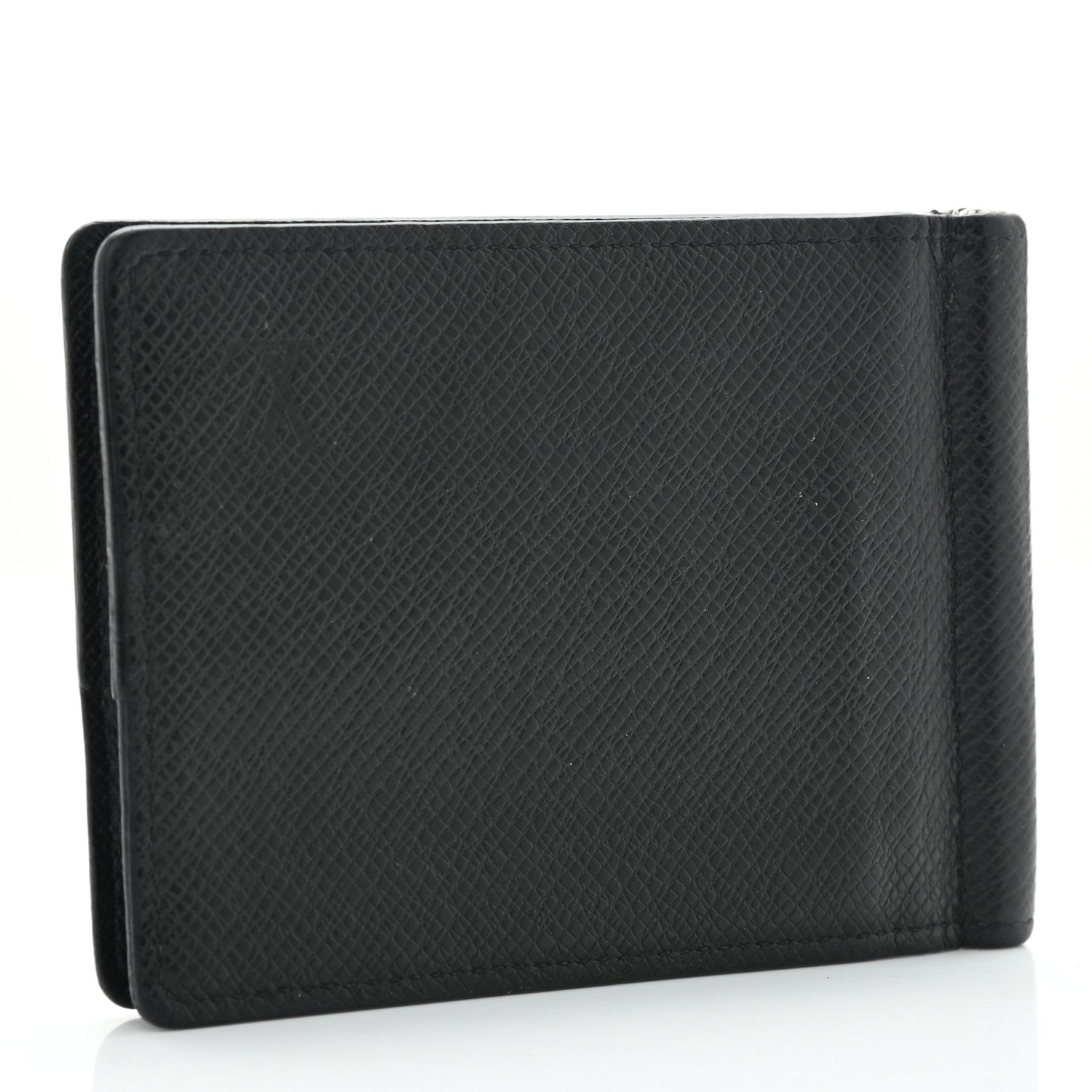 Louis Vuitton Taiga Bi-Fold Money Clip Wallet Black 3 of 7