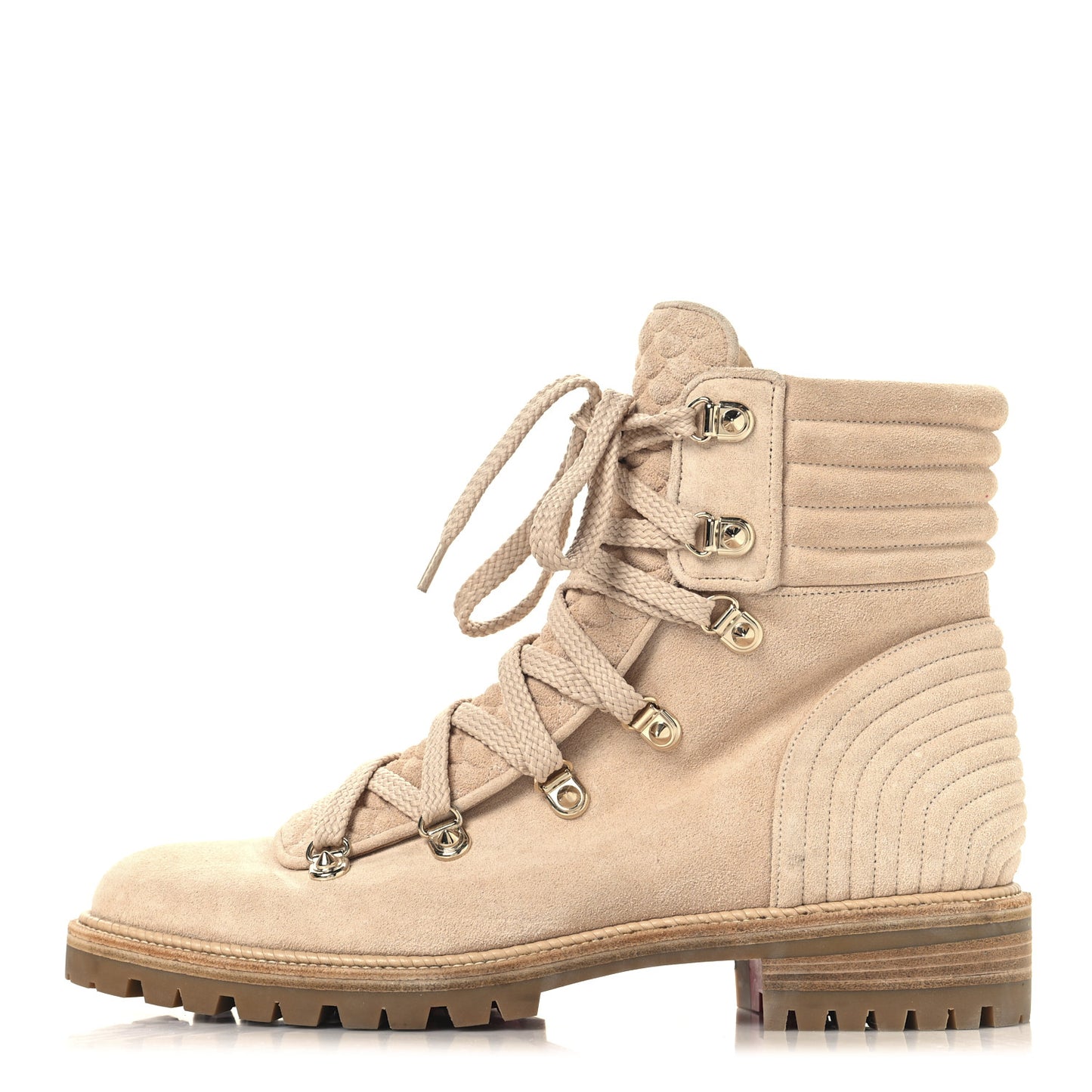 Suede Mad Flat Boots 40.5 Beige