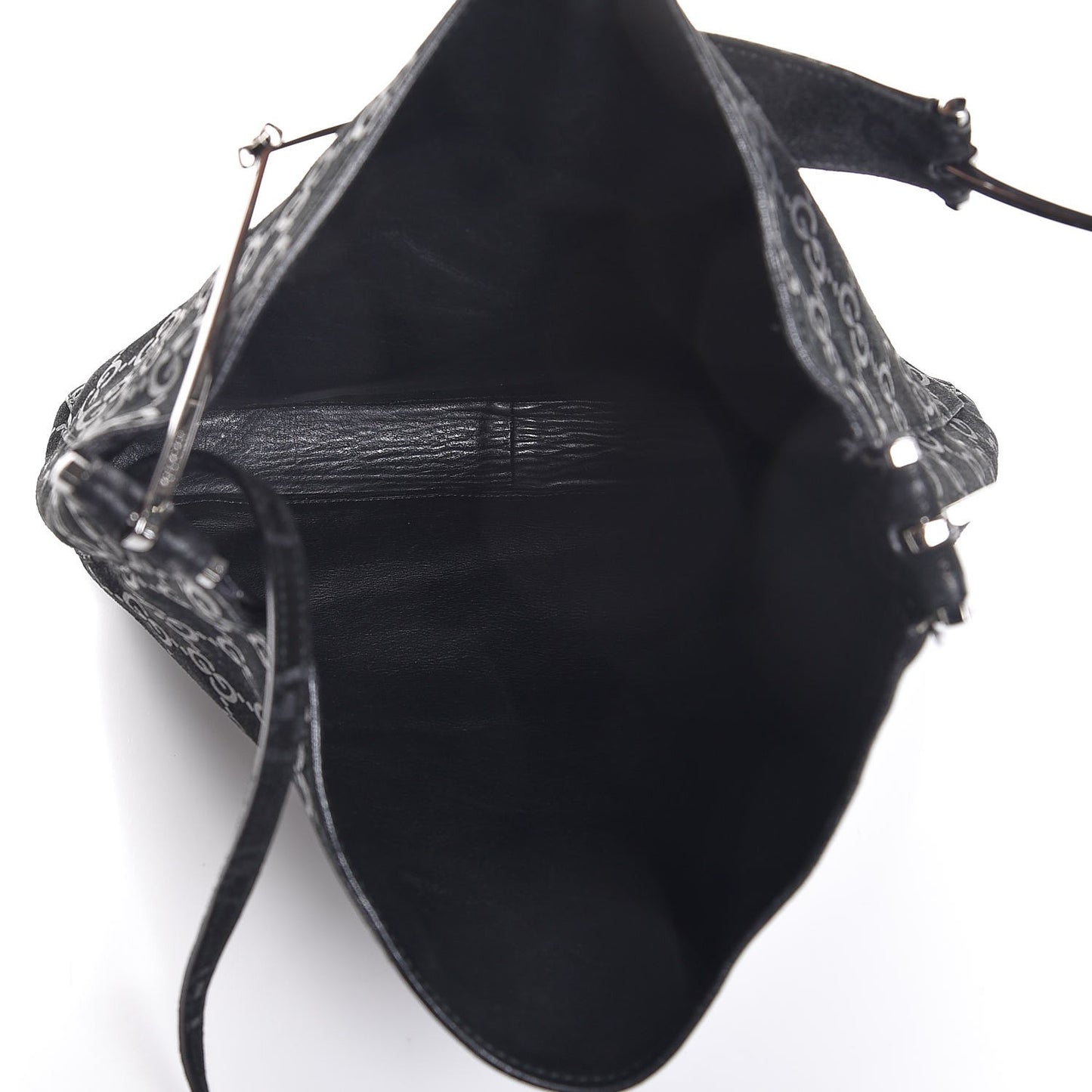 Suede Guccissima Hobo Black