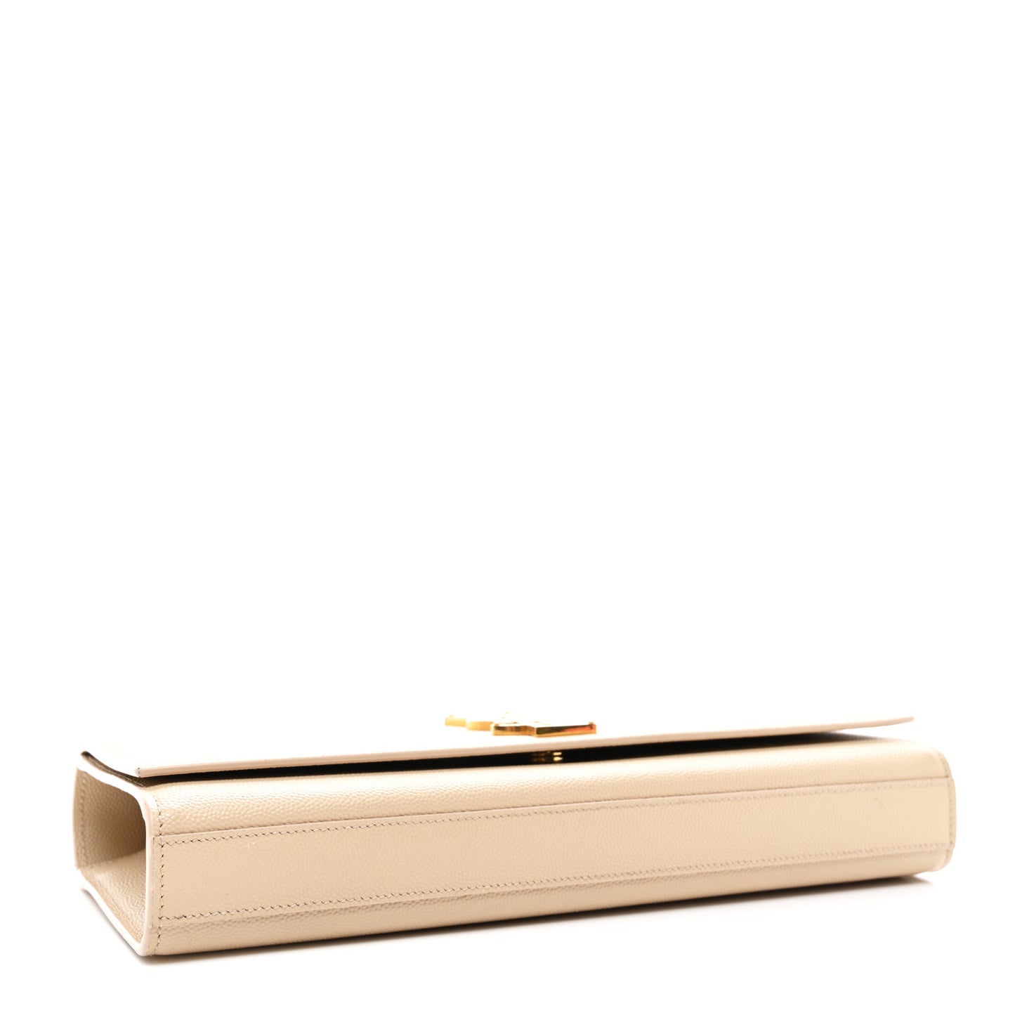 Grain De Poudre Classic Monogram Cassandre Clutch Nude Powder