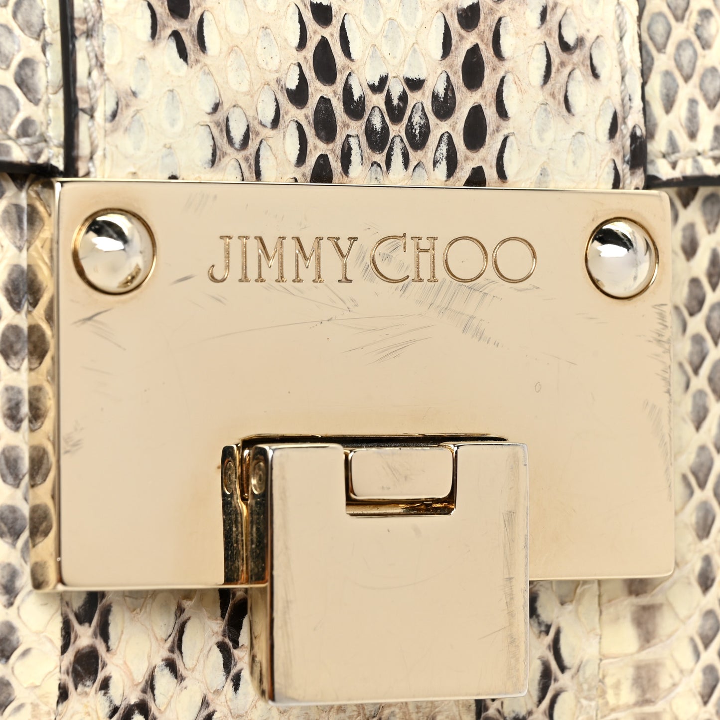 Snakeskin Rebel Crossbody Bag Black