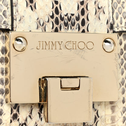 Jimmy Choo Snakeskin Rebel Crossbody Bag Black 16 of 18