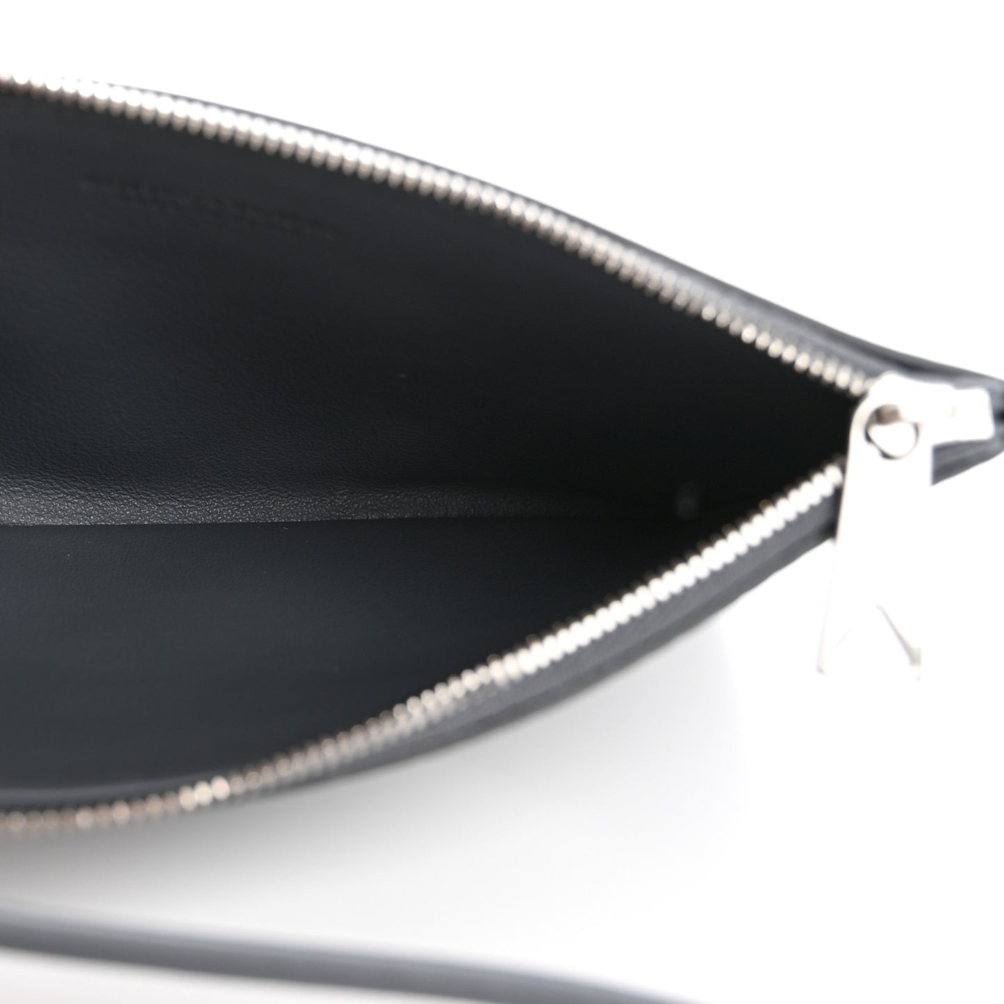 Debossed Calfskin Mens Bill Pouch Thunder