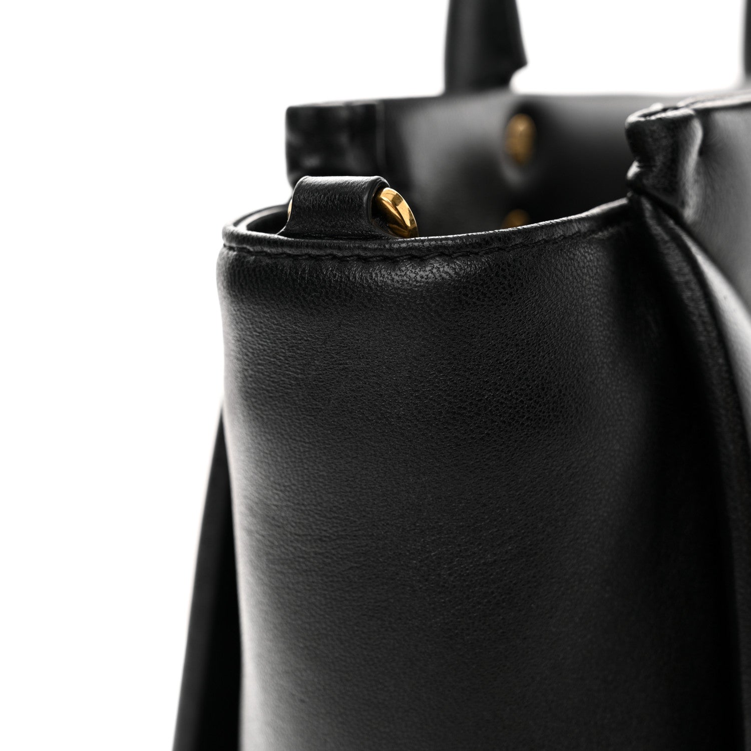 Valentino Garavani Nappa Medium One Stud Handbag Black 16 of 16