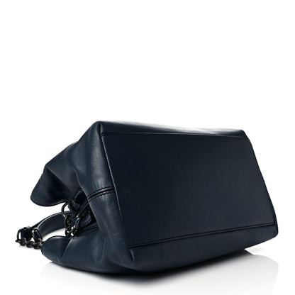 Bottega Veneta Calfskin Shoulder Bag Baltic Blue 4 of 10