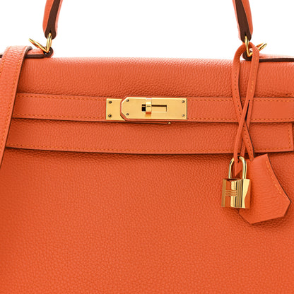 Hermes Togo Kelly Retourne 28 Feu 8 of 11