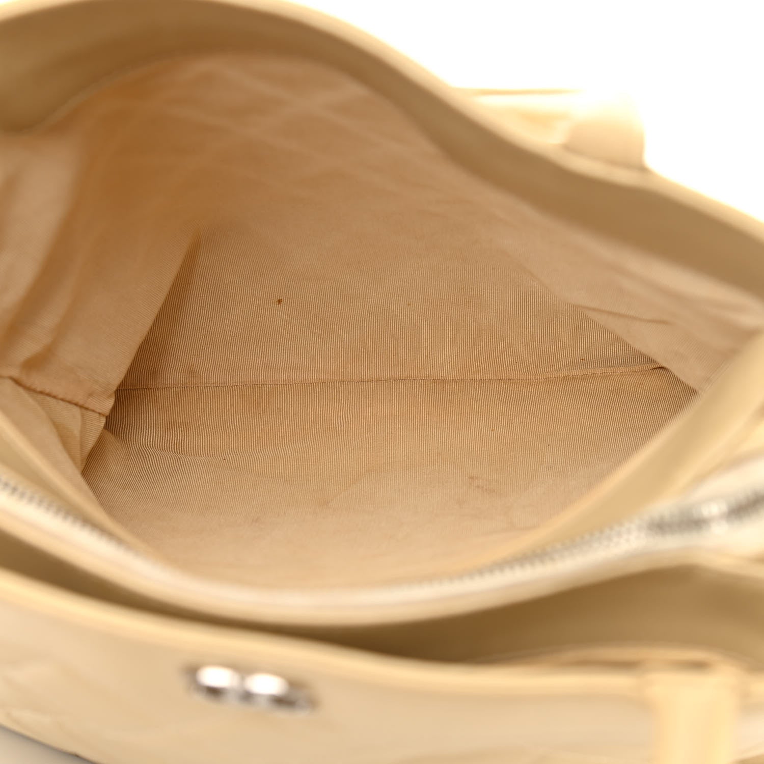 Chanel Lambskin Quilted CC Tote Beige 4 of 24
