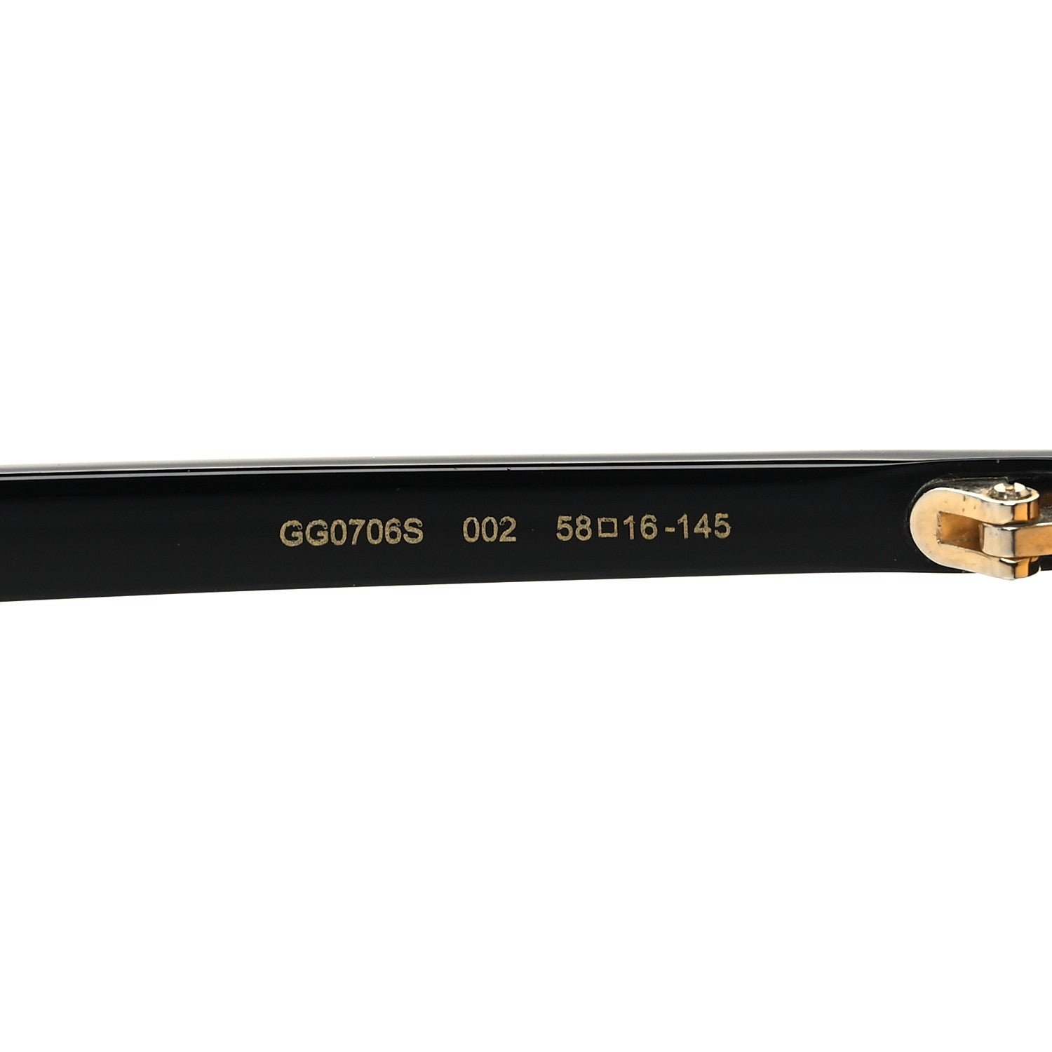 Gucci Aviator Sunglasses GG0706S Black 6 of 8