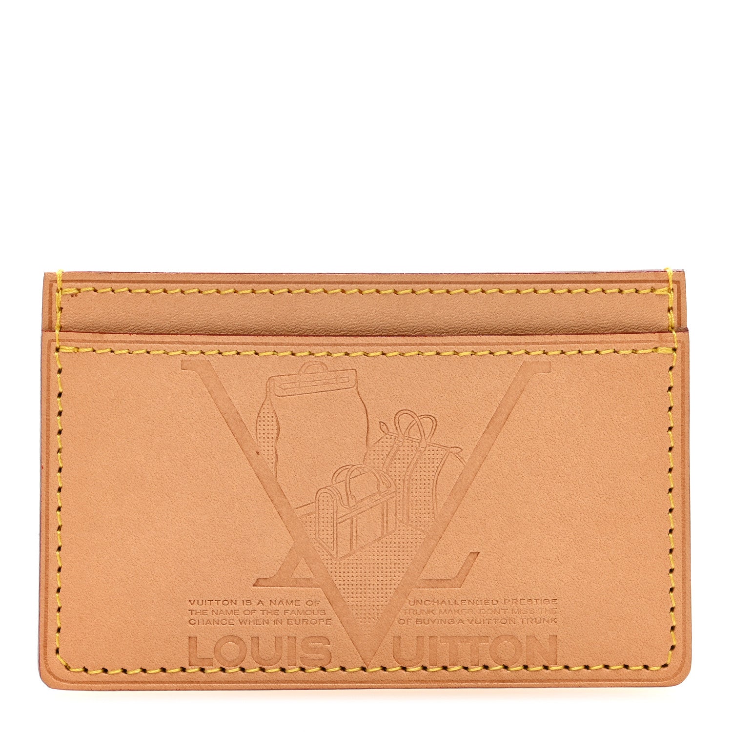 Louis Vuitton Vachetta Voyages Card Holder 1 of 6