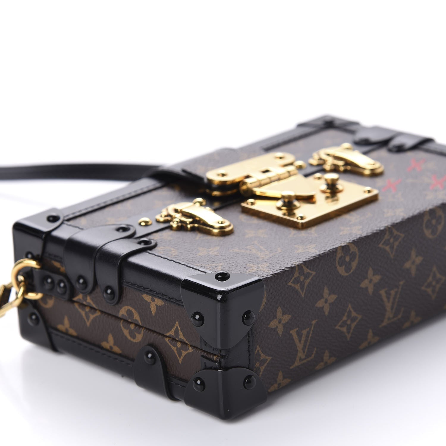 Louis Vuitton Monogram Petite Malle Black 6 of 11