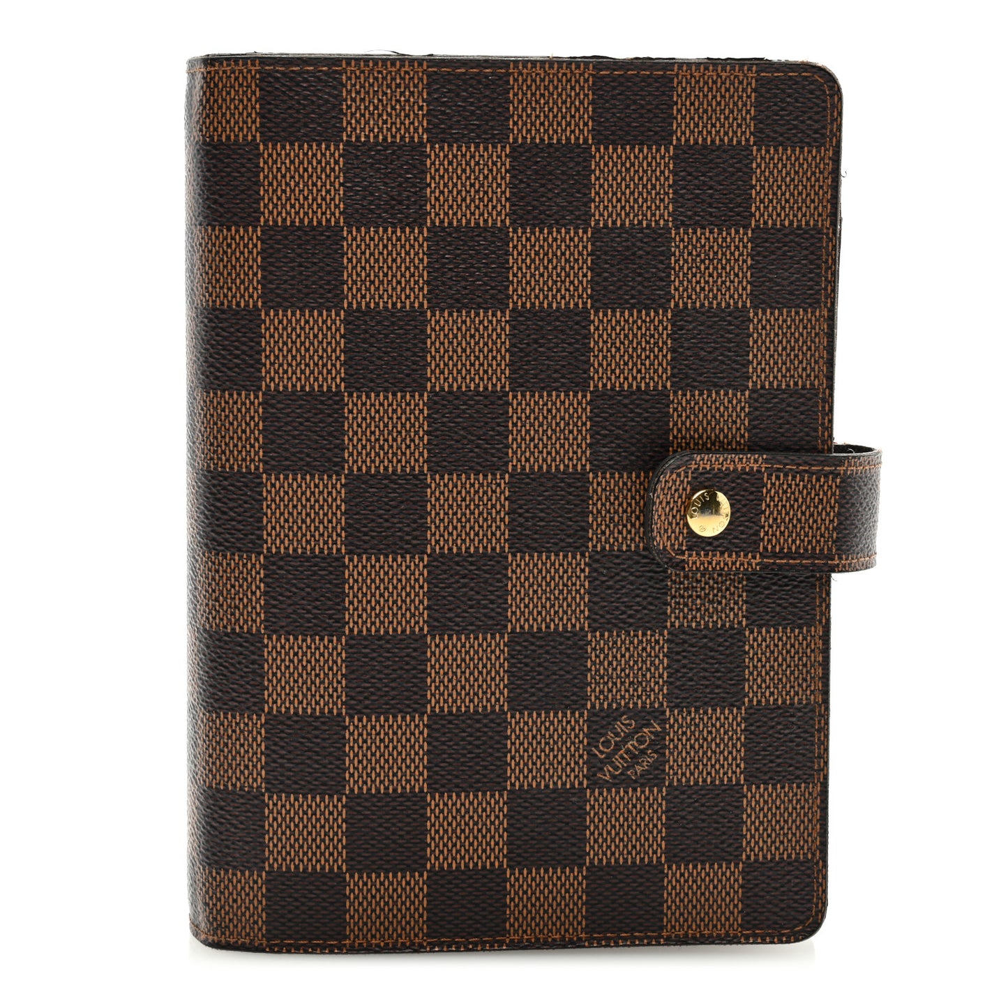 Damier Ebene Medium Ring Agenda Cover