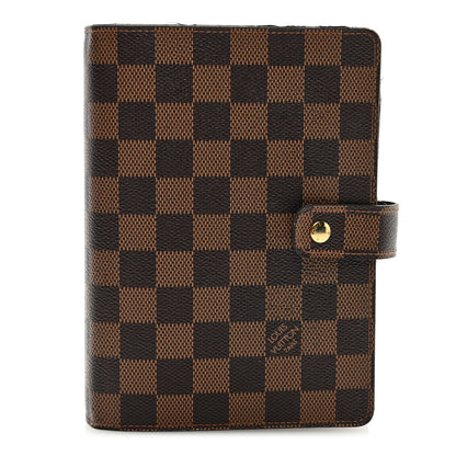 Louis Vuitton Damier Ebene Medium Ring Agenda Cover 1 of 7