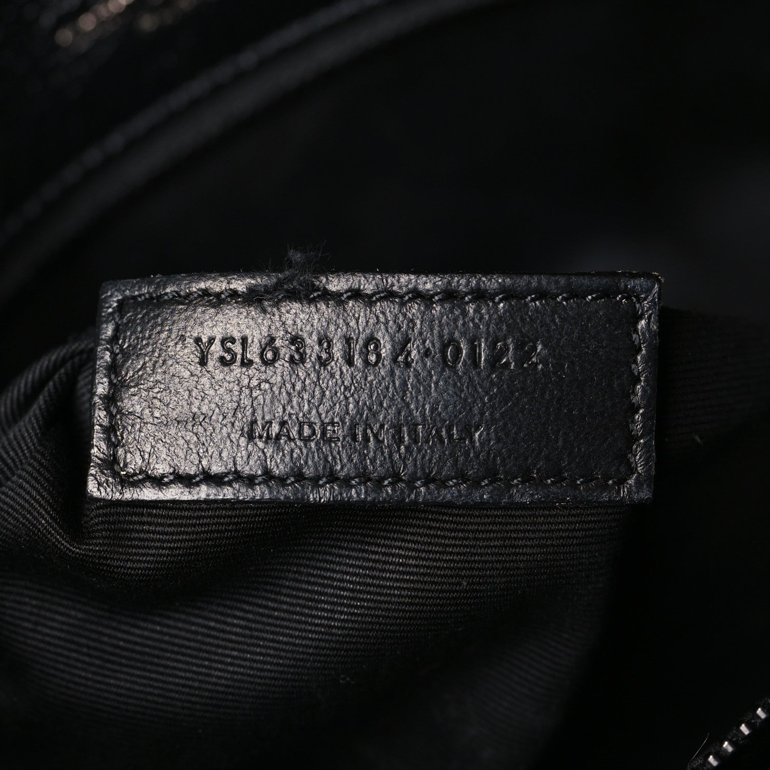 Saint Laurent Crinkled Calfskin Matelasse Monogram Medium Niki Chain Satchel Black 7 of 9