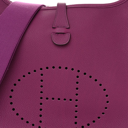 Hermes Taurillon Clemence Evelyne III PM Anemone 8 of 11