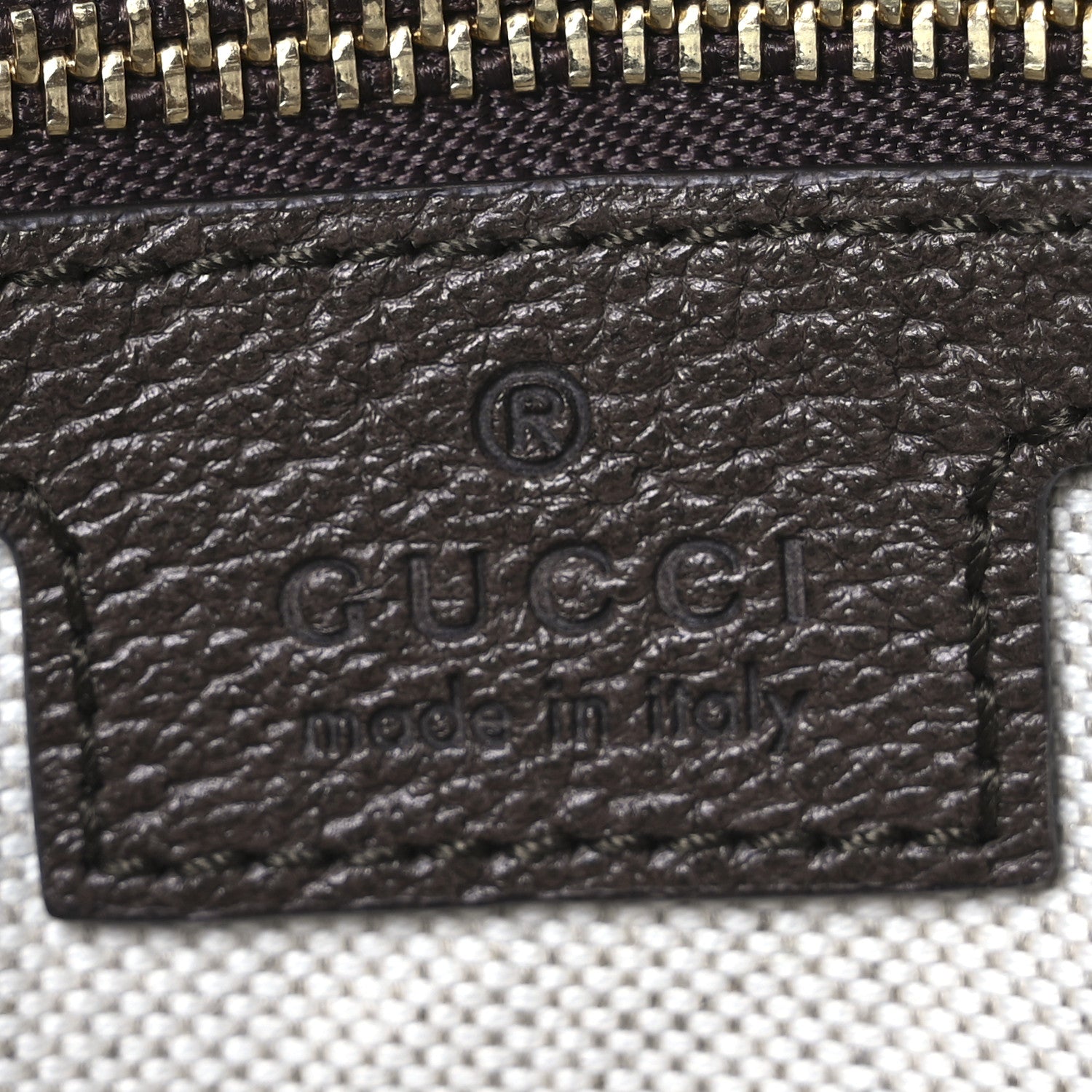 Gucci GG Supreme Monogram Textured Dollar Calfskin Web Medium Blondie Top Handle Shoulder Flap Bag Beige Ebony New Acero 6 of 10
