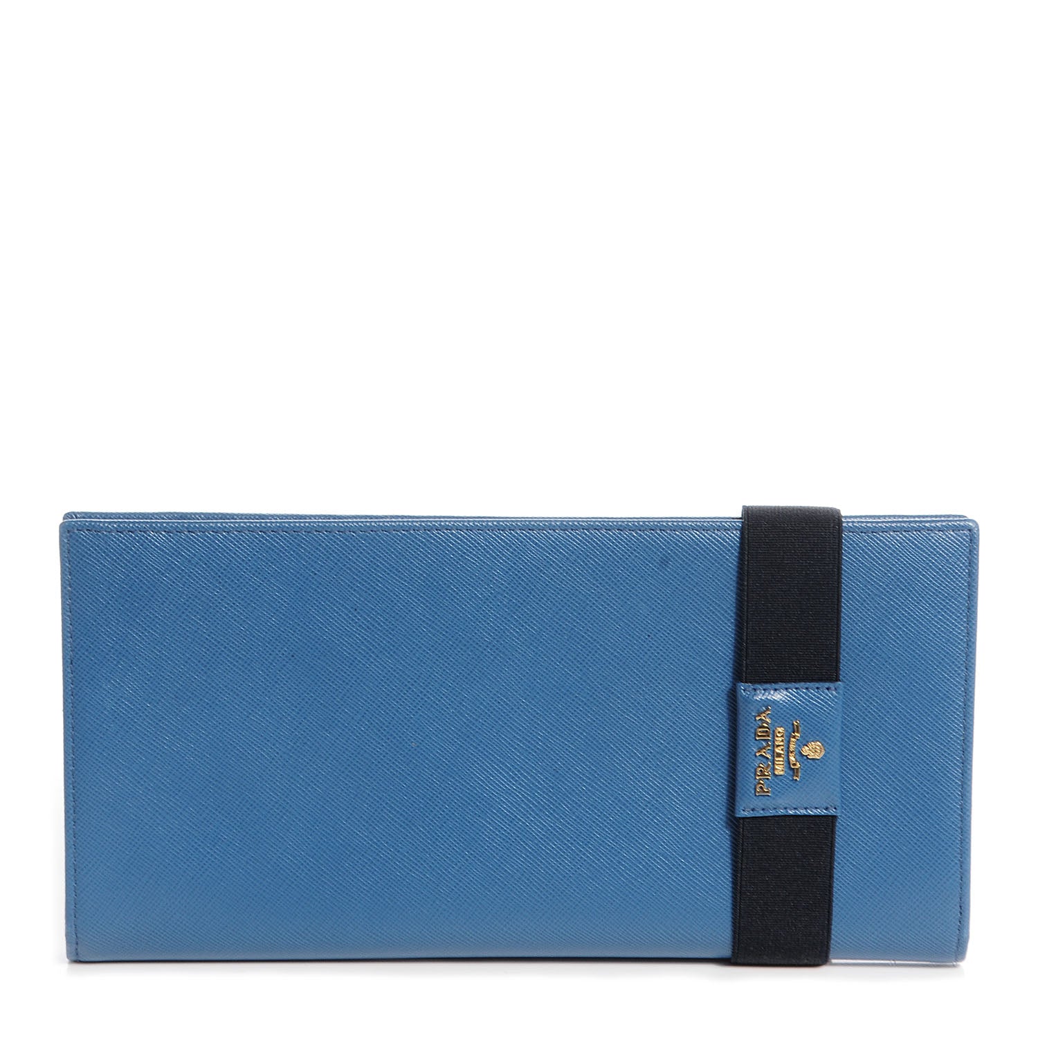 Prada Saffiano Calfskin Document Holder Cobalto 3 of 9