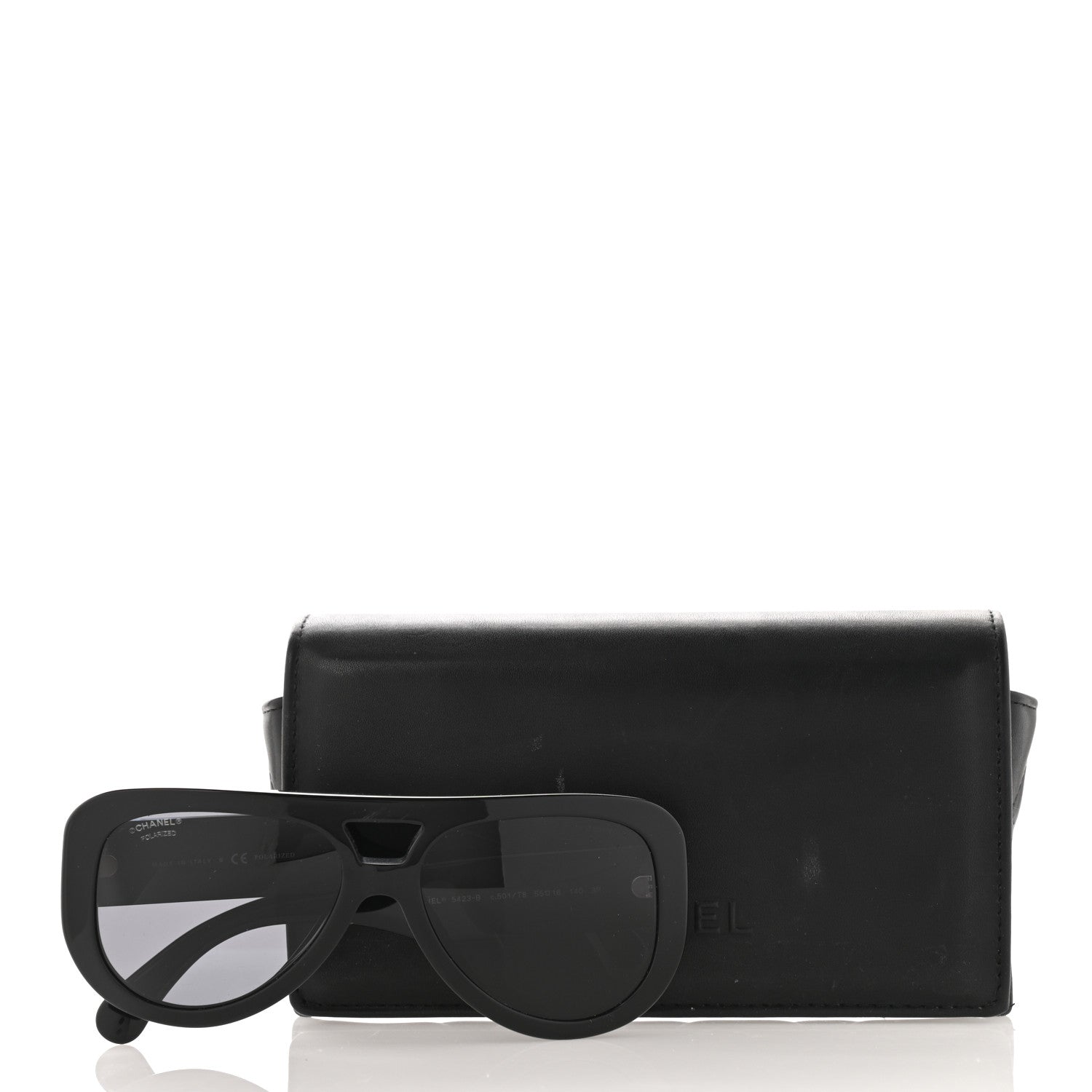 Chanel Resin Polarized Sunglasses 5423-B Black 10 of 10