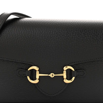 Gucci Calfskin Horsebit 1955 Shoulder Bag Black 8 of 11