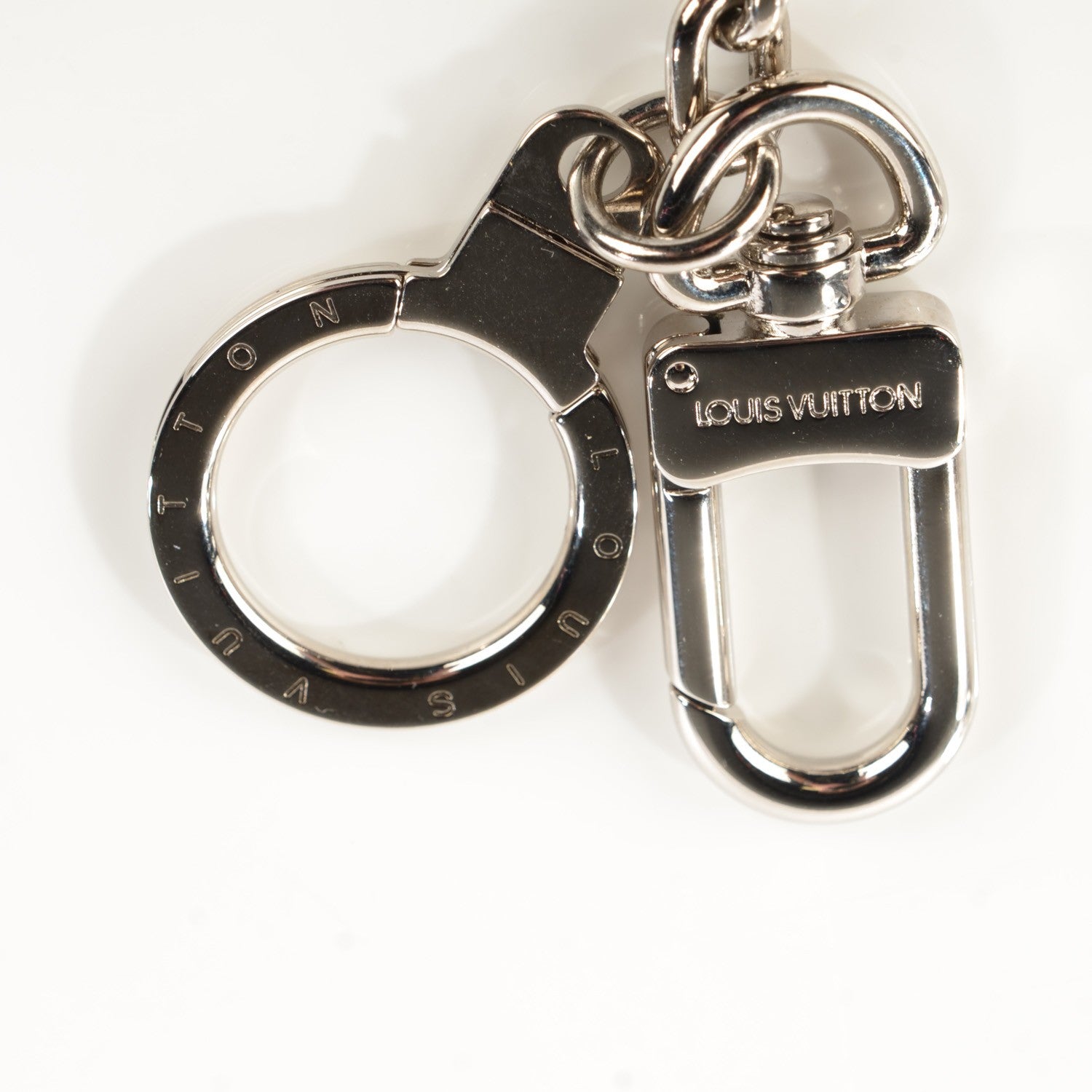 Louis Vuitton LV Initials Key Holder Silver 3 of 4