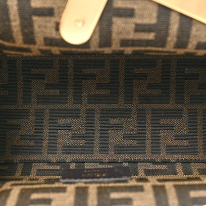 Fendi Shiny Nappa Snakeskin Small Fendi First White Roccia 5 of 13