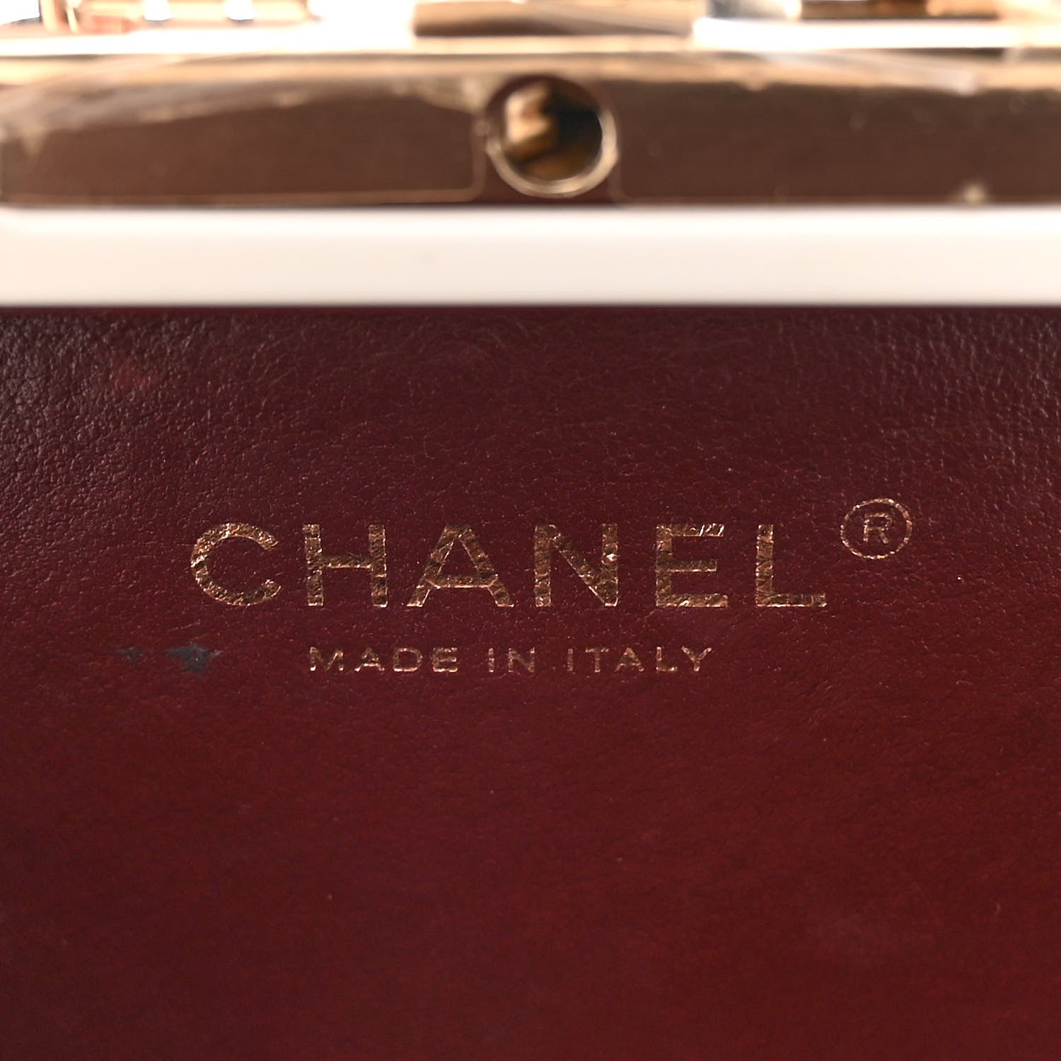 Chanel Plexiglass Patent Evening In The Air Mini Trolley Minaudiere Clutch Black White 6 of 14