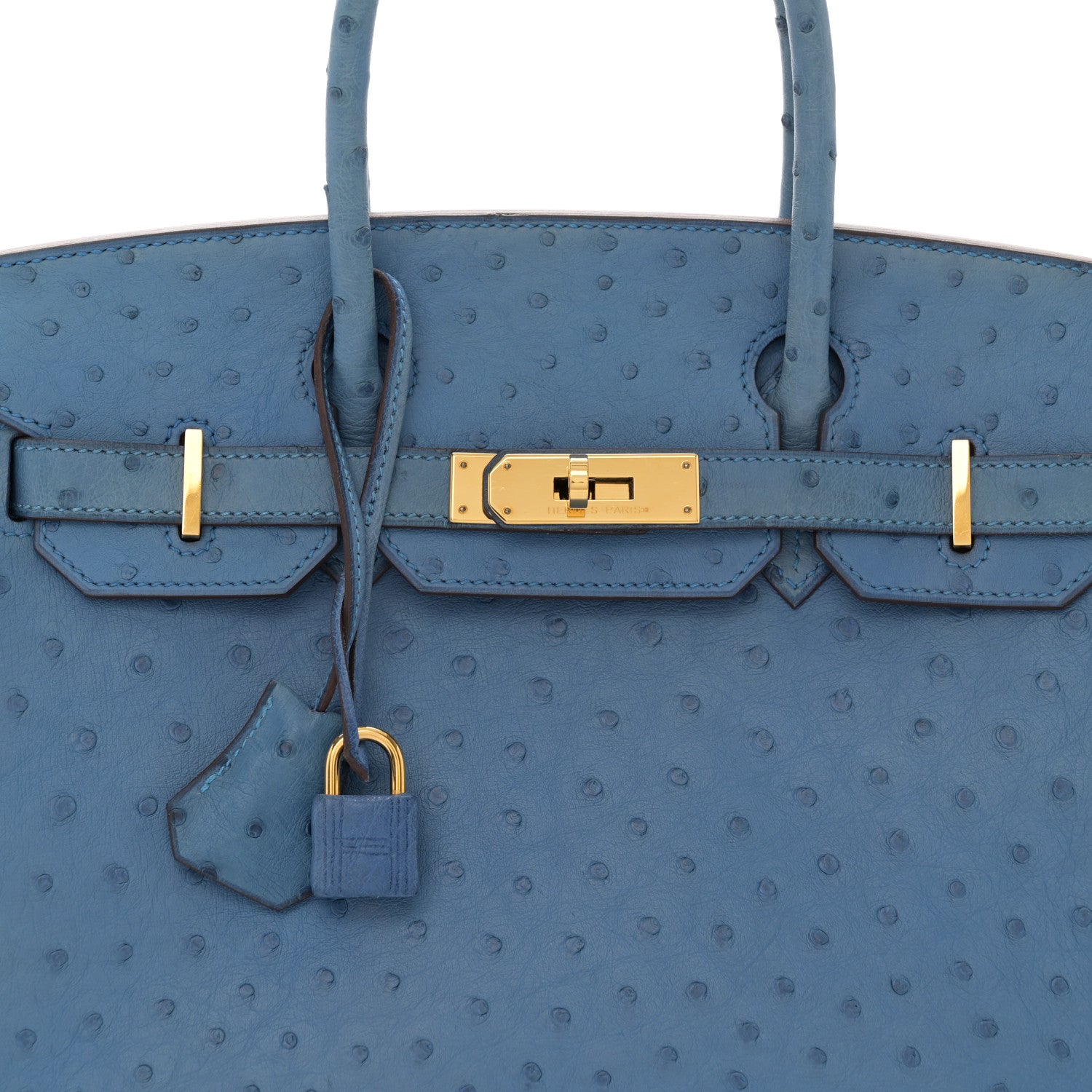 Hermes Ostrich Birkin 30 Mykonos 8 of 12