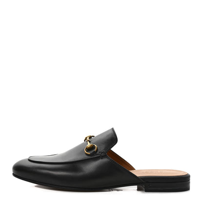 Gucci Calfskin Womens Princetown Slippers 39 Black 1 of 10