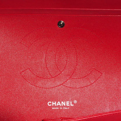 Chanel Lambskin Quilted Jumbo Double Flap Red 6 of 8